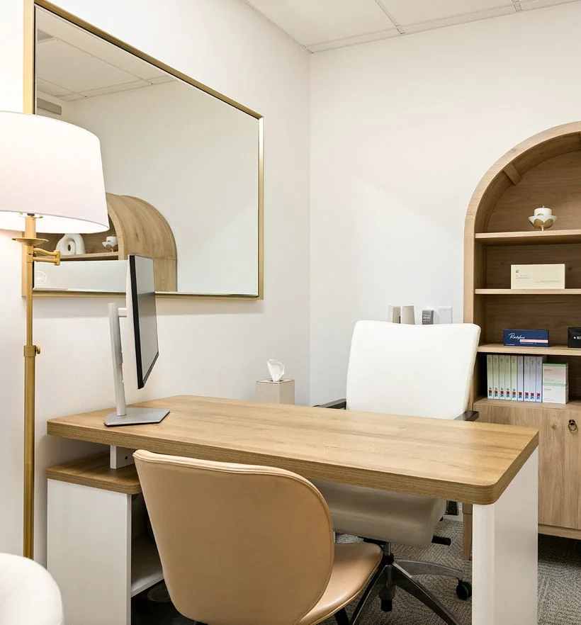 Private consultation room at Yunella Wellness and Aesthetics, 6330 San Vicente Blvd, Suite 418, Los Angeles